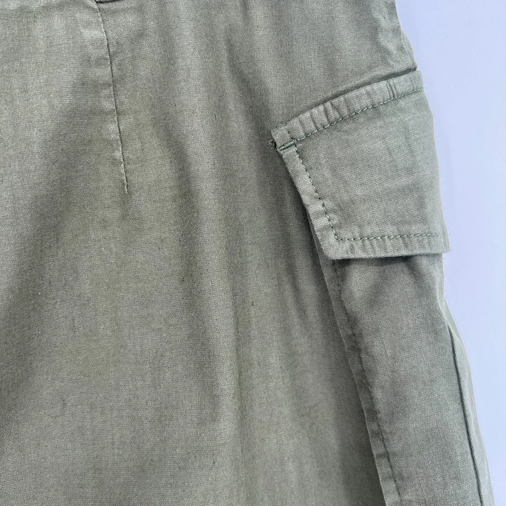 Maeve Cargo Mini Skirt Womens M Green Utility‎ Y2K Anthropologie